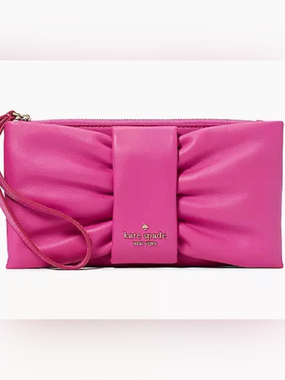 Kate Spade ♠️ Millie bow medium wristlet